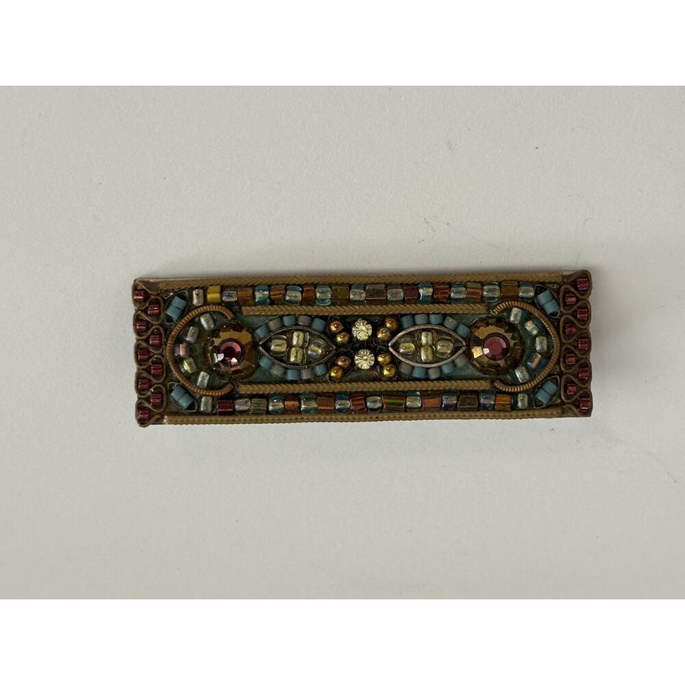 Vintage Ayala Bar Mosaic Jewel Pin Brooch
